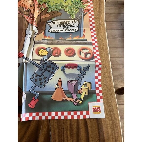 Vintage Alf Melmac Cookin' with ALF Poster Burger King 1980's - Picture 7 of 9